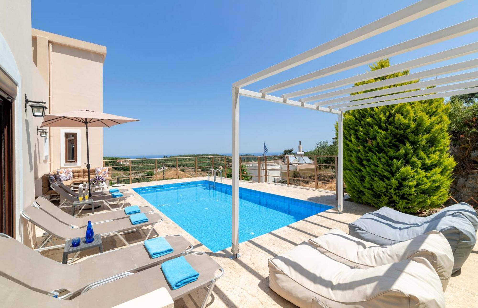 Cretan Sunny Villa Kournás Extérieur photo